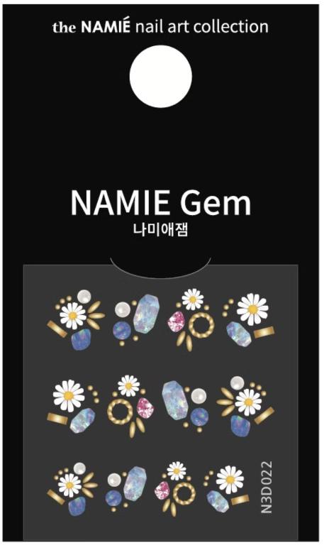 NAMIE Gem 美甲裝飾藝術貼紙 3D 019-027