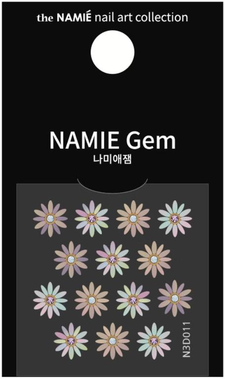 NAMIE Gem 美甲裝飾藝術貼紙 3D 010-018