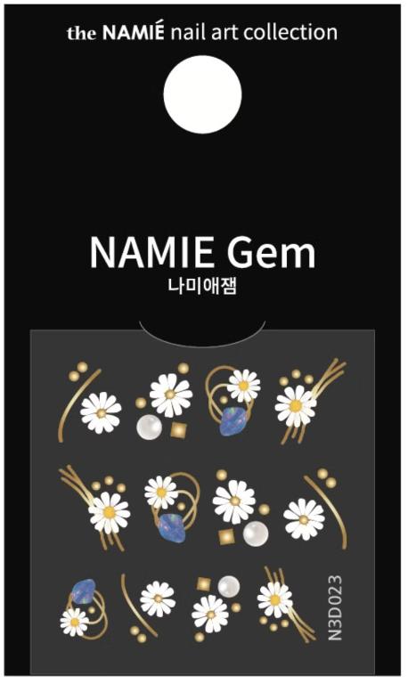 NAMIE Gem 美甲裝飾藝術貼紙 3D 019-027