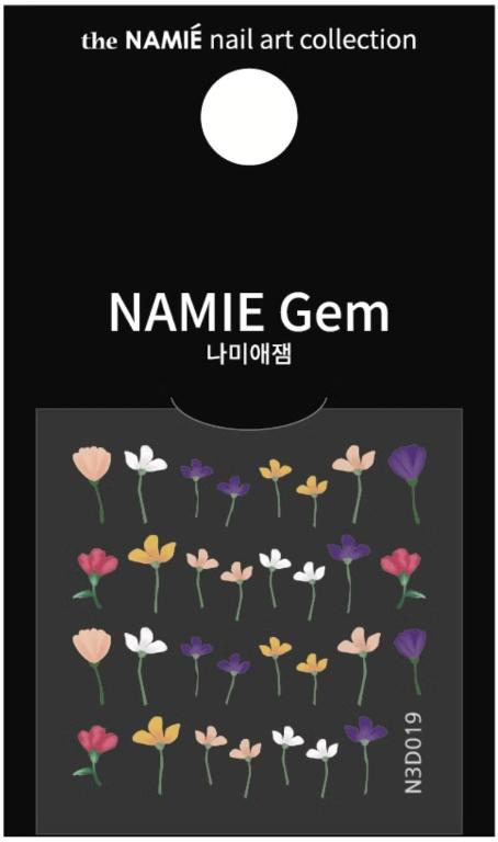NAMIE Gem 美甲裝飾藝術貼紙 3D 019-027