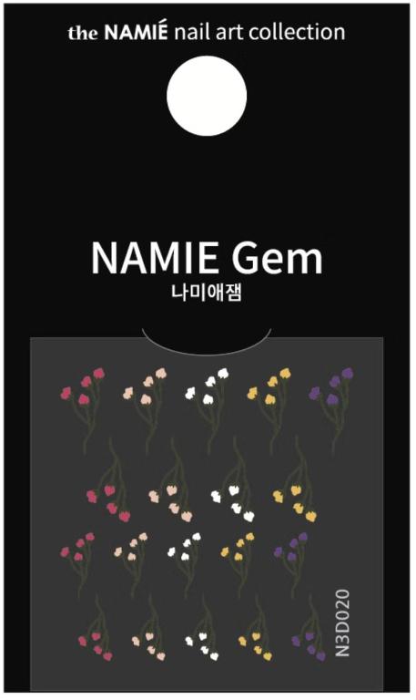 NAMIE Gem 美甲裝飾藝術貼紙 3D 019-027