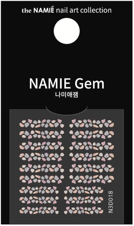NAMIE Gem 美甲裝飾藝術貼紙 3D 010-018
