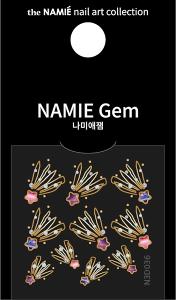 NAMIE Gem 美甲裝飾藝術貼紙 3D 028-036