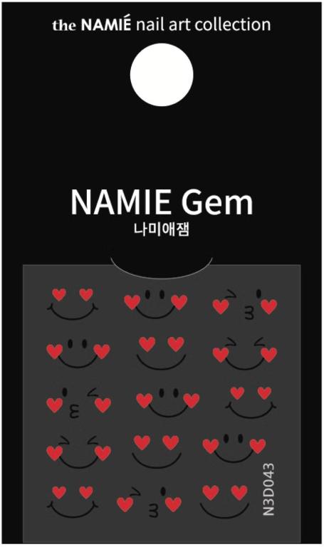 NAMIE Gem 美甲裝飾藝術貼紙 3D 037-045