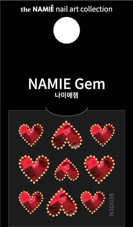 NAMIE Gem 美甲裝飾藝術貼紙 3D 037-045
