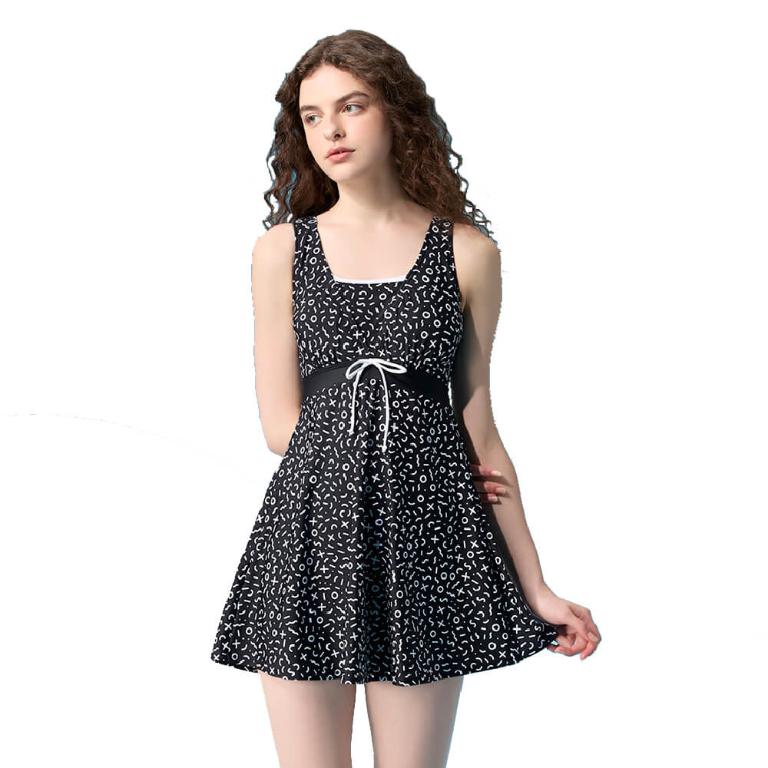 【Summer Love 夏之戀】大女連身帶裙泳衣(內為三角褲)S24719