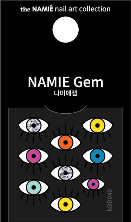 NAMIE Gem 美甲裝飾藝術貼紙 3D 037-045