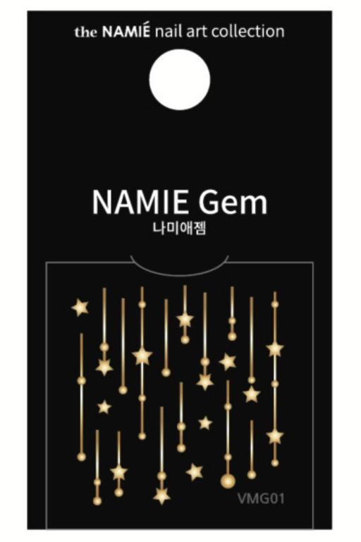 NAMIE Gem 美甲裝飾藝術貼紙 Volume Metallic 01