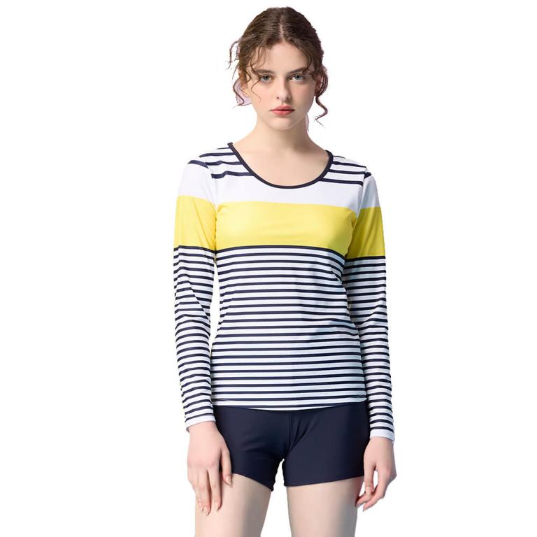 【Summer Love 夏之戀】大女長袖衝浪裝二件式-加大碼S24701