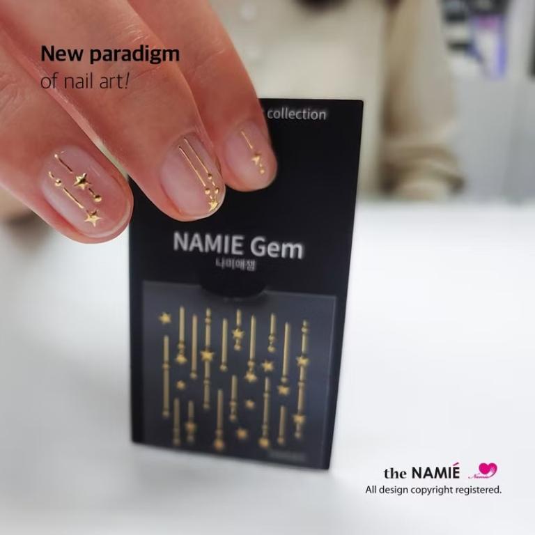 NAMIE Gem 美甲裝飾藝術貼紙 Volume Metallic 01