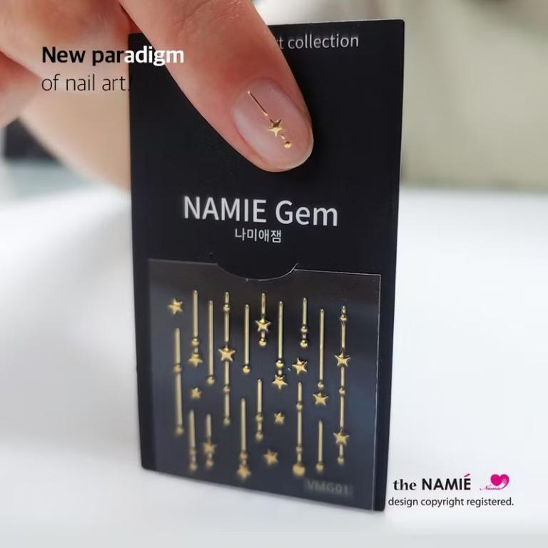 NAMIE Gem 美甲裝飾藝術貼紙 Volume Metallic 01