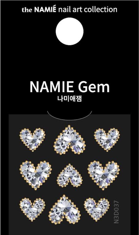 NAMIE Gem 美甲裝飾藝術貼紙 3D 037-045