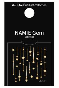 NAMIE Gem 美甲裝飾藝術貼紙 Volume Metallic 01