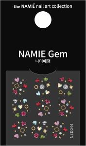 NAMIE Gem 美甲裝飾藝術貼紙 3D 037-045