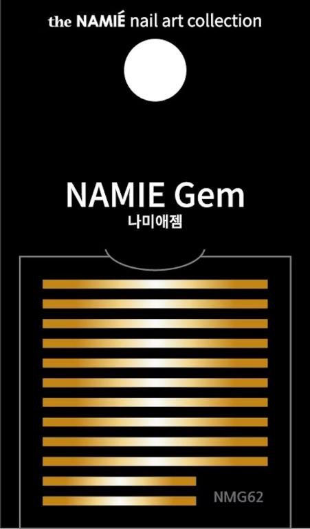 NAMIE Gem 美甲裝飾藝術貼紙 Normal Metallic 62