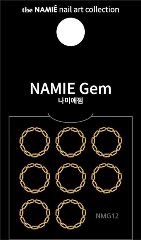 NAMIE Gem 美甲裝飾藝術貼紙 Normal Metallic 12
