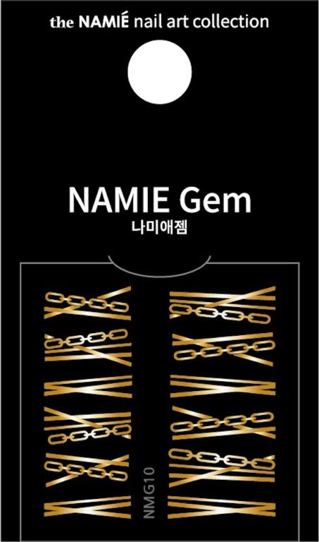 NAMIE Gem 美甲裝飾藝術貼紙 Normal Metallic 10