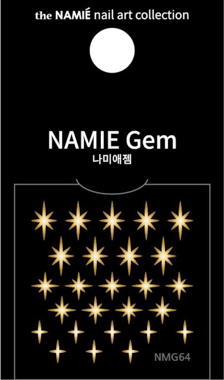 NAMIE Gem 美甲裝飾藝術貼紙 Normal Metallic 64