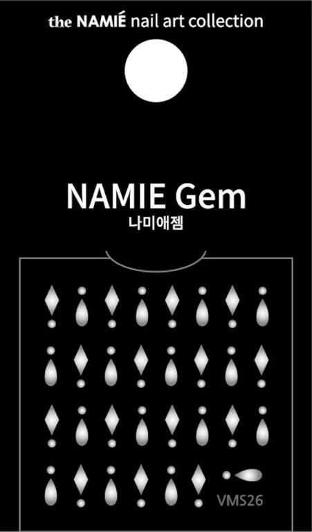 NAMIE Gem 美甲裝飾藝術貼紙 Volume Metallic 26