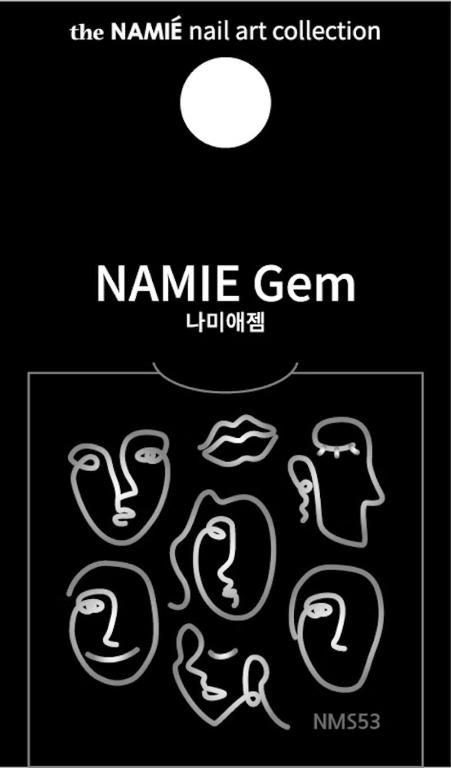 NAMIE Gem 美甲裝飾藝術貼紙 Normal Metallic 53