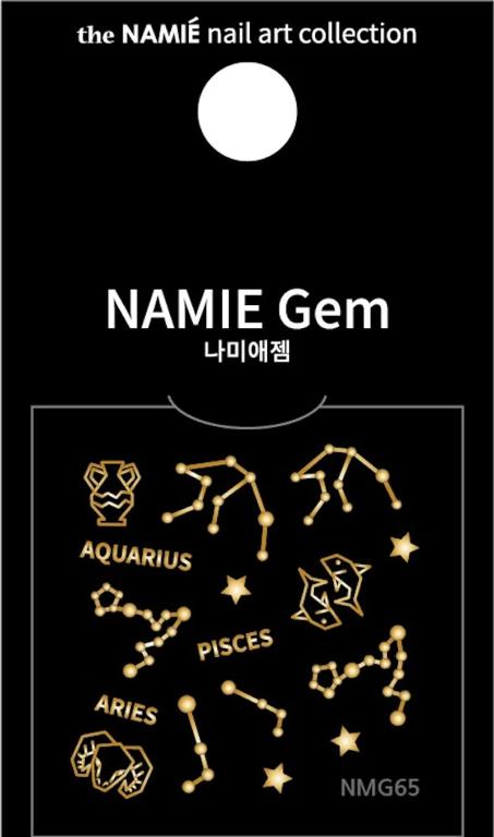NAMIE Gem 美甲裝飾藝術貼紙 Normal Metallic 65