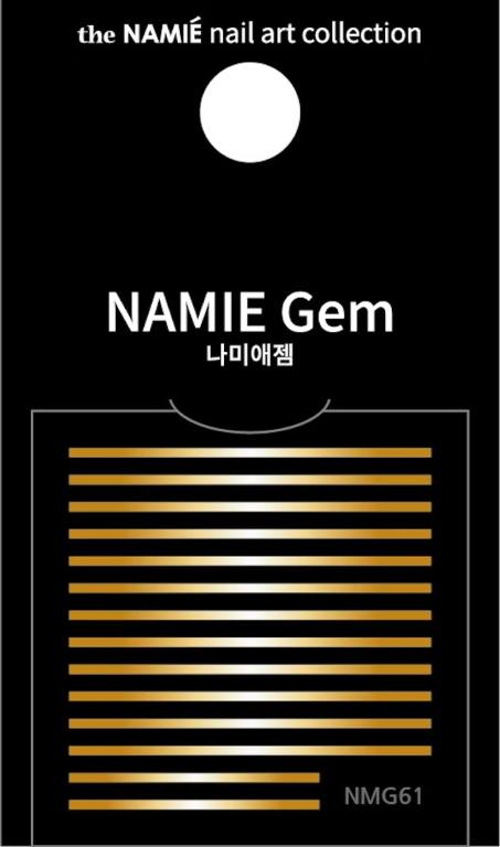 NAMIE Gem 美甲裝飾藝術貼紙 Normal Metallic 61
