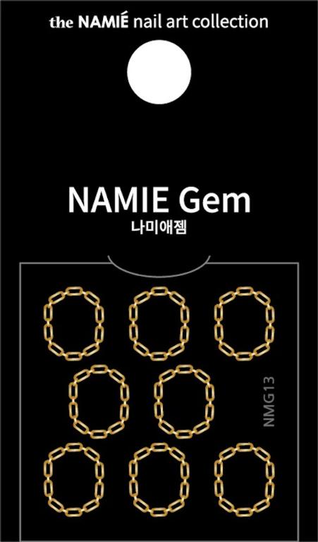 NAMIE Gem 美甲裝飾藝術貼紙 Normal Metallic 13