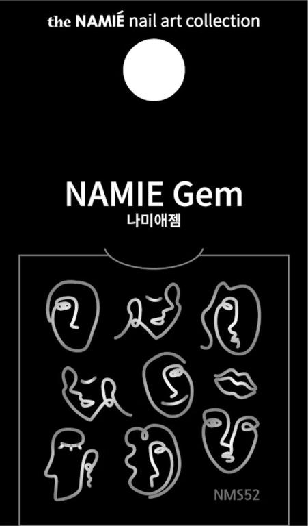 NAMIE Gem 美甲裝飾藝術貼紙 Normal Metallic 52