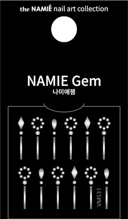 NAMIE Gem 美甲裝飾藝術貼紙 Volume Metallic 31