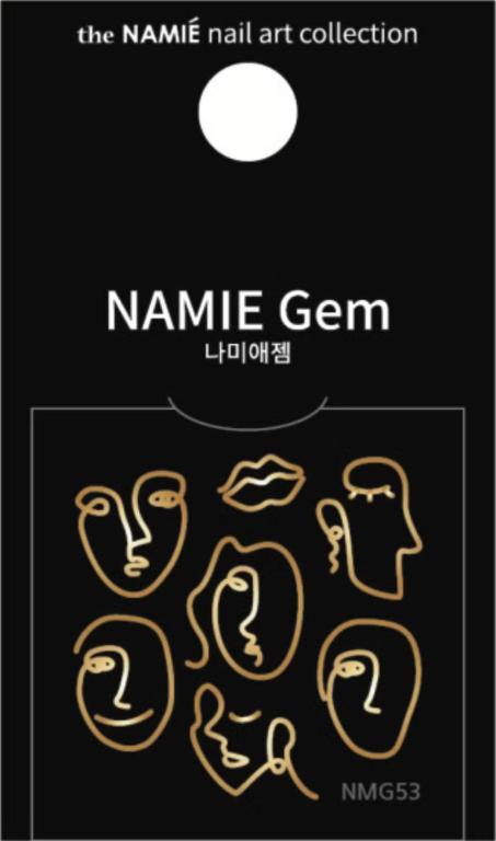 NAMIE Gem 美甲裝飾藝術貼紙 Normal Metallic 53