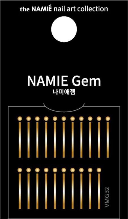 NAMIE Gem 美甲裝飾藝術貼紙 Volume Metallic 32