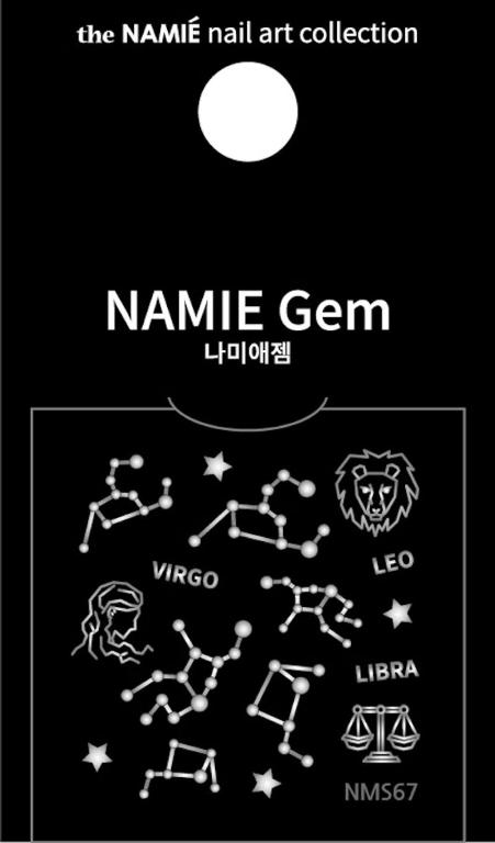 NAMIE Gem 美甲裝飾藝術貼紙 Normal Metallic 67
