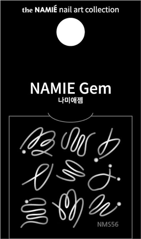NAMIE Gem 美甲裝飾藝術貼紙 Normal Metallic 56