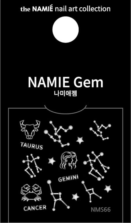 NAMIE Gem 美甲裝飾藝術貼紙 Normal Metallic 66
