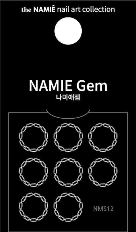 NAMIE Gem 美甲裝飾藝術貼紙 Normal Metallic 12