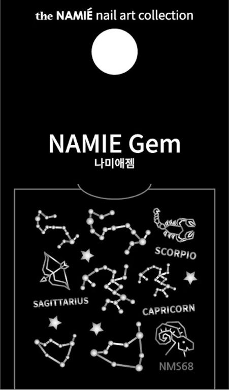 NAMIE Gem 美甲裝飾藝術貼紙 Normal Metallic 68