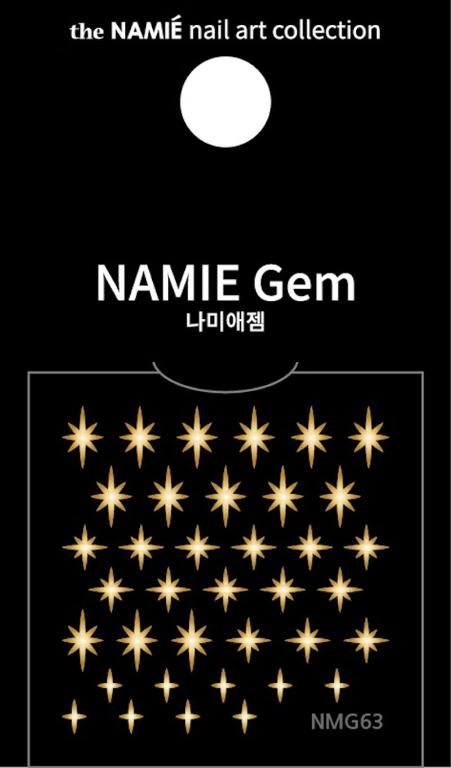 NAMIE Gem 美甲裝飾藝術貼紙 Normal Metallic 63