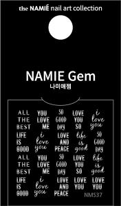 NAMIE Gem 美甲裝飾藝術貼紙 Normal Metallic 37