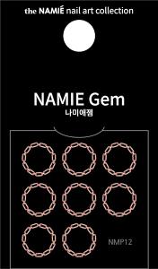 NAMIE Gem 美甲裝飾藝術貼紙 Normal Metallic 12