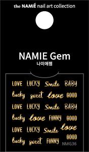 NAMIE Gem 美甲裝飾藝術貼紙 Normal Metallic 36