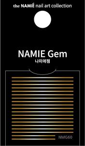 NAMIE Gem 美甲裝飾藝術貼紙 Normal Metallic 60