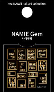 NAMIE Gem 美甲裝飾藝術貼紙 Normal Metallic 39