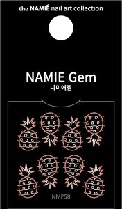 NAMIE Gem 美甲裝飾藝術貼紙 Normal Metallic 58
