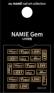NAMIE Gem 美甲裝飾藝術貼紙 Normal Metallic 38