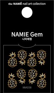 NAMIE Gem 美甲裝飾藝術貼紙 Normal Metallic 58