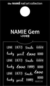 NAMIE Gem 美甲裝飾藝術貼紙 Normal Metallic 36