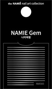 NAMIE Gem 美甲裝飾藝術貼紙 Normal Metallic 60