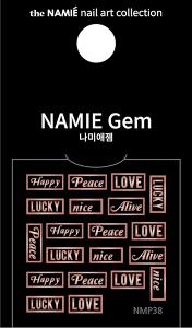 NAMIE Gem 美甲裝飾藝術貼紙 Normal Metallic 38