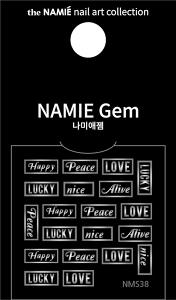 NAMIE Gem 美甲裝飾藝術貼紙 Normal Metallic 38