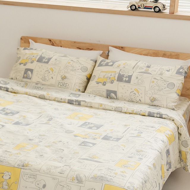 Peanuts史努比100%天絲萊賽爾纖維寢具-兩用被套/薄被套/床包枕套組